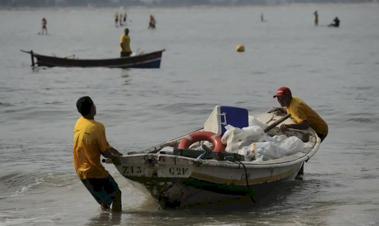 Mutirão de ativistas abre festival sobre oceanos em São Paulo