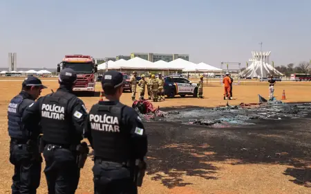 Polícia prende suspeito de incendiar banheiros químicos na Esplanada