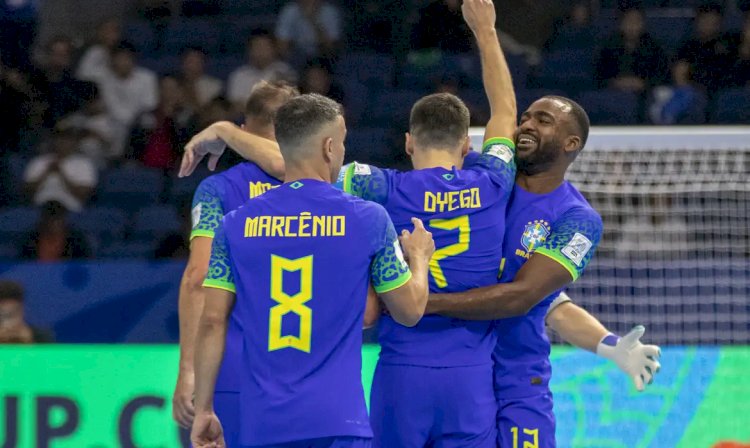 Brasil garante vaga na final da Copa do Mundo de futsal